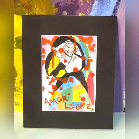 Original Watercolor Parrot Painting Bird Art - Picture 2 of 10